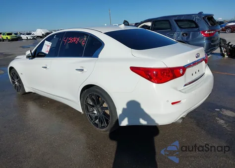 2017 Infiniti Q50 3.0T Premium z USA, uszkodzony, nr VIN JN1EV7AP2HM733119